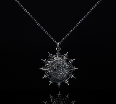 Final Fantasy VII 7 Remake Tifa Seventh Heaven Silver Necklace