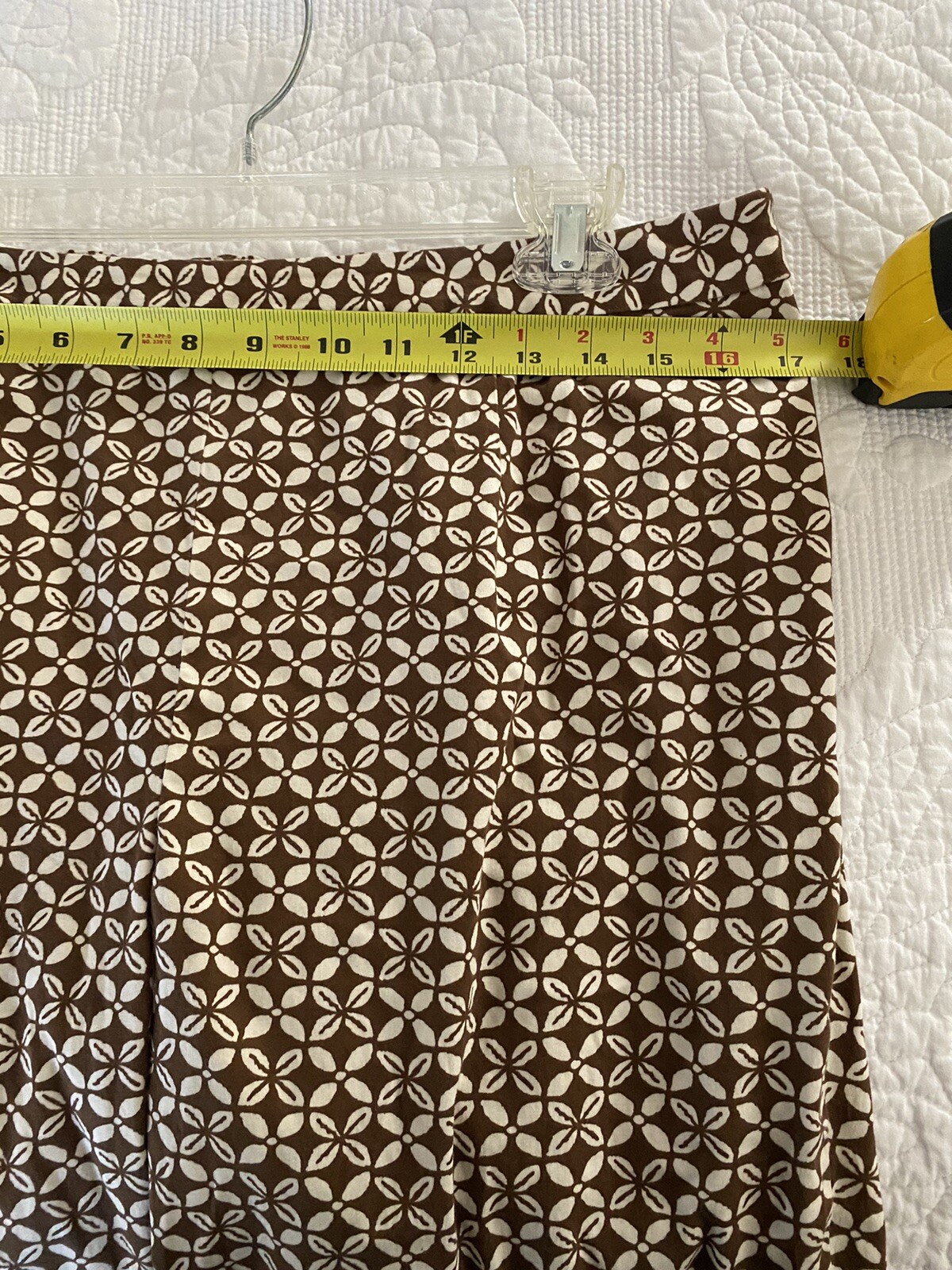 Talbots Stretch Flat Front Capri Pants Women's Si… - image 3