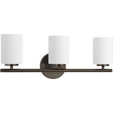 Progress Lighting P2159-20 Replay 3-Light 22" Bath Vanity Light, Antique Bronze