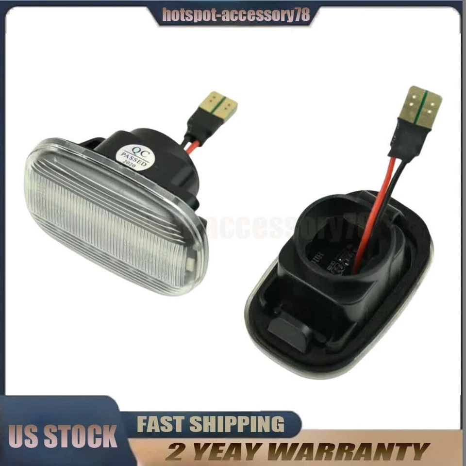 Se adapta a Camry Corolla Prius RAV4 RX300 2 piezas LED señal de giro luz marcador lámpara EE. UU. Foto 2 de 4