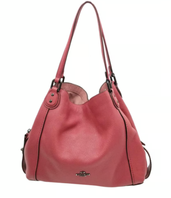COACH 57125 Edie ターンロック レザー ハンドバッグ COACH 57125 Edie ターンロック レザー ハンドバッグ - メルカリ