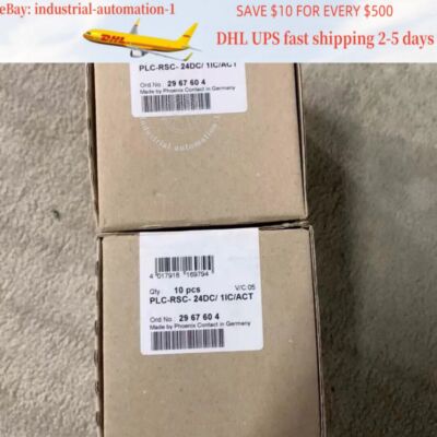 1PC NEW PHOENIX 2967604 PLC-RSC-24DC/1IC/ACT relay