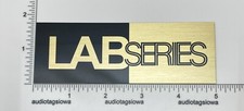 LabSeries Badge Custom Made Aluminum Self Stick Gold Aluminum Lab Series