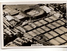 00210 Britain From The Air Senior Service Cigarette Card,1939, Wimbledon