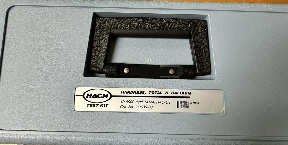 HACH HARDNESS TOTAL TEST KIT 120mg/l 120 Gpg MODELHA71A, 53 OFF