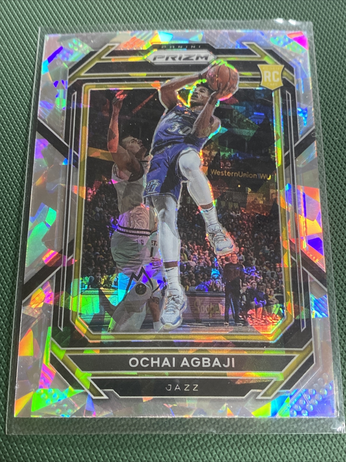 2022/23 Prizm Ochai Agbaji #267 Silver Ice Prizm RC Utah Jazz