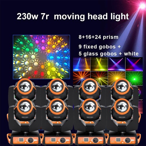 U'King 7R Beam 230W Moving Head Light Zoom Sharpy 16Prisms Disco DJ Stage Lights - Picture 15 of 20