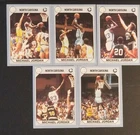 5 MICHAEL JORDAN NORTH CAROLINA COLLEGE CARDS - COMPLETE 5 CARD SET!!!