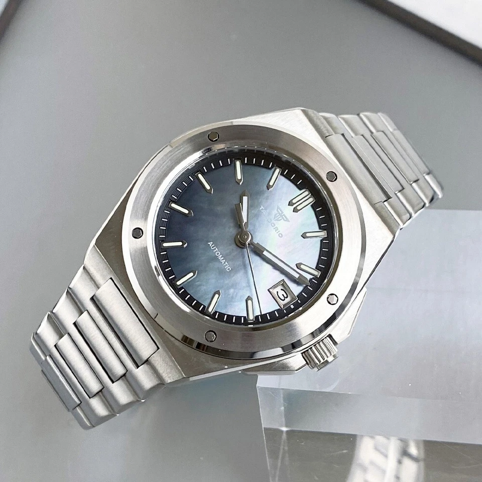 Reloj Tandorio 2025 Nuevo MOP Business Engineer NH35A Automático Hombre Cristal Zafiro Foto 3 de 4