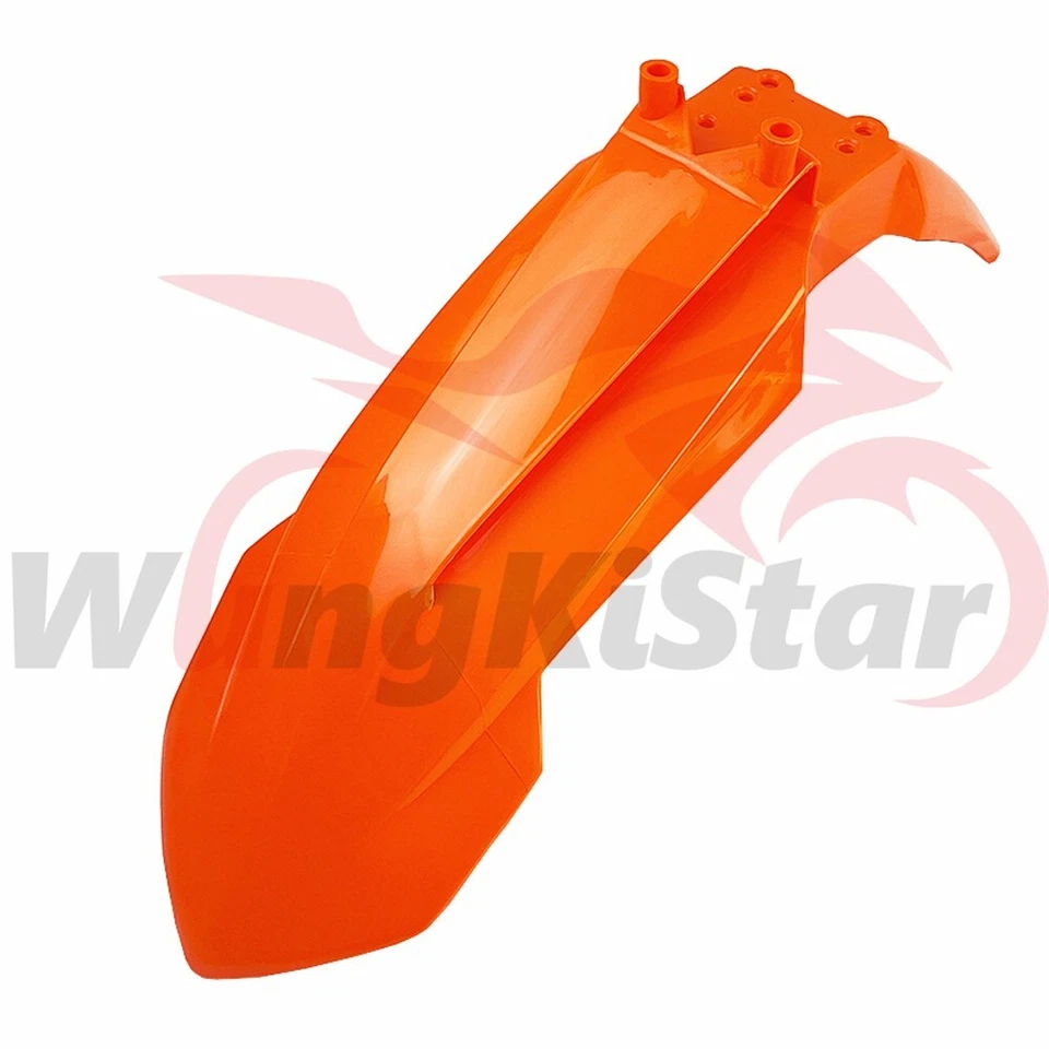553mm/21.7Inch Orange Mudguard Plastic Front Fender For KTM65 SX BD27 Motorcross - Image 2 of 4