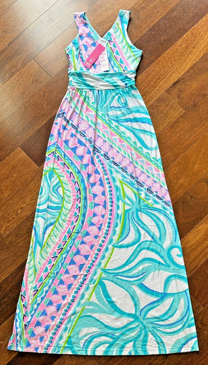 lilly pulitzer marco maxi dress Lilly Pulitzer Marco Maxi Dress Multi Coco Island Sleeveless dress size XXS