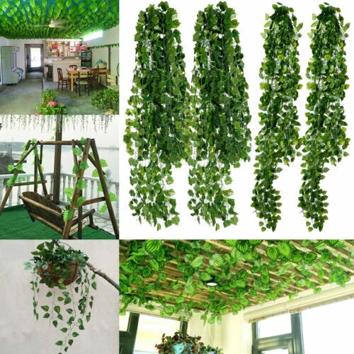 Grüne Deko-Blumen & künstliche Pflanzen