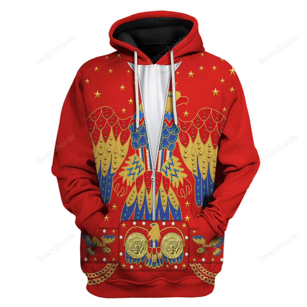 Elvis Eagle Costume Cosplay 3D Hoodie