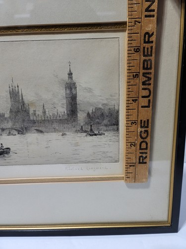 Rowland Langmaid, Radierung, "Westminster" um 1930 signiert und mit Bleistift beschriftet - Bild 15 von 17