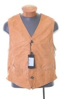 Nipal Mens Camel Leather Vest Size Italian 56 on sale Nipal Mens Camel Leather Vest Size Italian 56 on sale