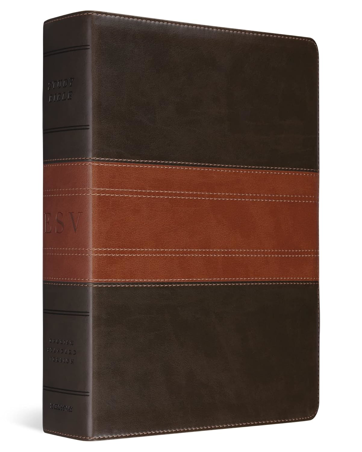 ESV Large Print Study Bible TruTone Tan Trail Design 64th Anniversary Edition