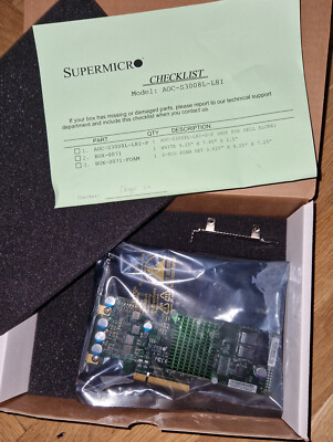 Supermicro AOC-S3008L-L8i PCIe x8 2x SFF-8643 8-port 12G SAS HDD SSD Storage Con