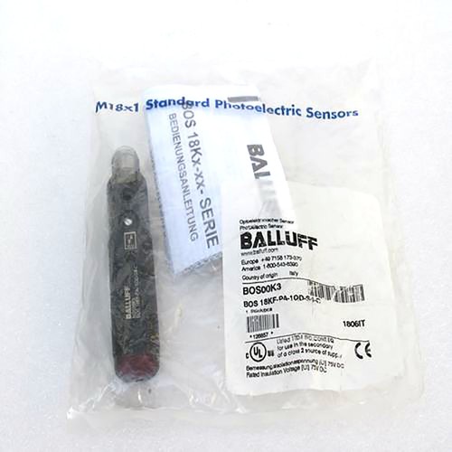 A●BALLUFF BOS 18KF-PA-1QD-S4-C(BOS00K3)Retroreflective Sensors PNP New  - Picture 1 of 4