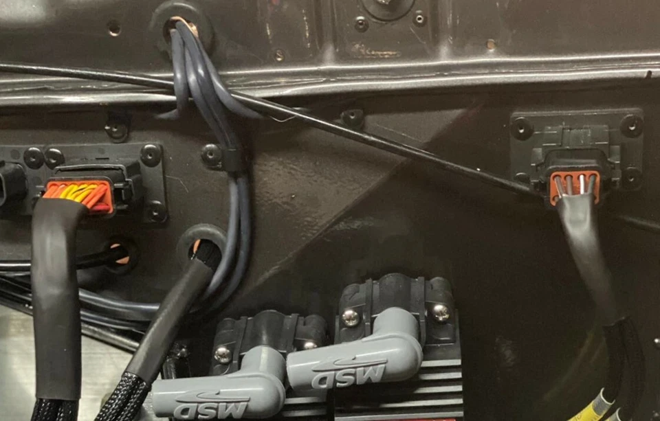 Firewall Bulkhead Deutsch 8 pin connector kit FuelTech Microtech Haltech ECU DT - Image 4 of 4