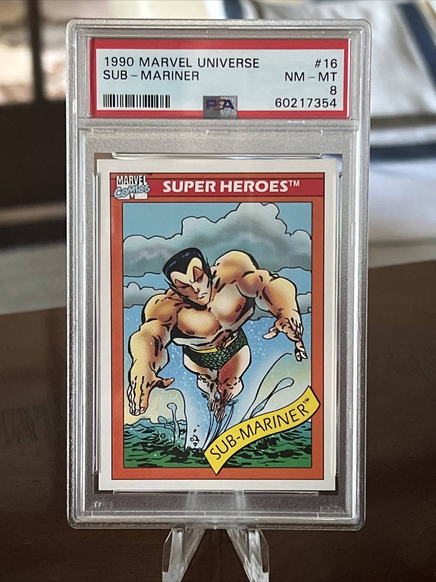 1990 Impel Marvel Universe Card #16 Namor Sub-Mariner Submariner