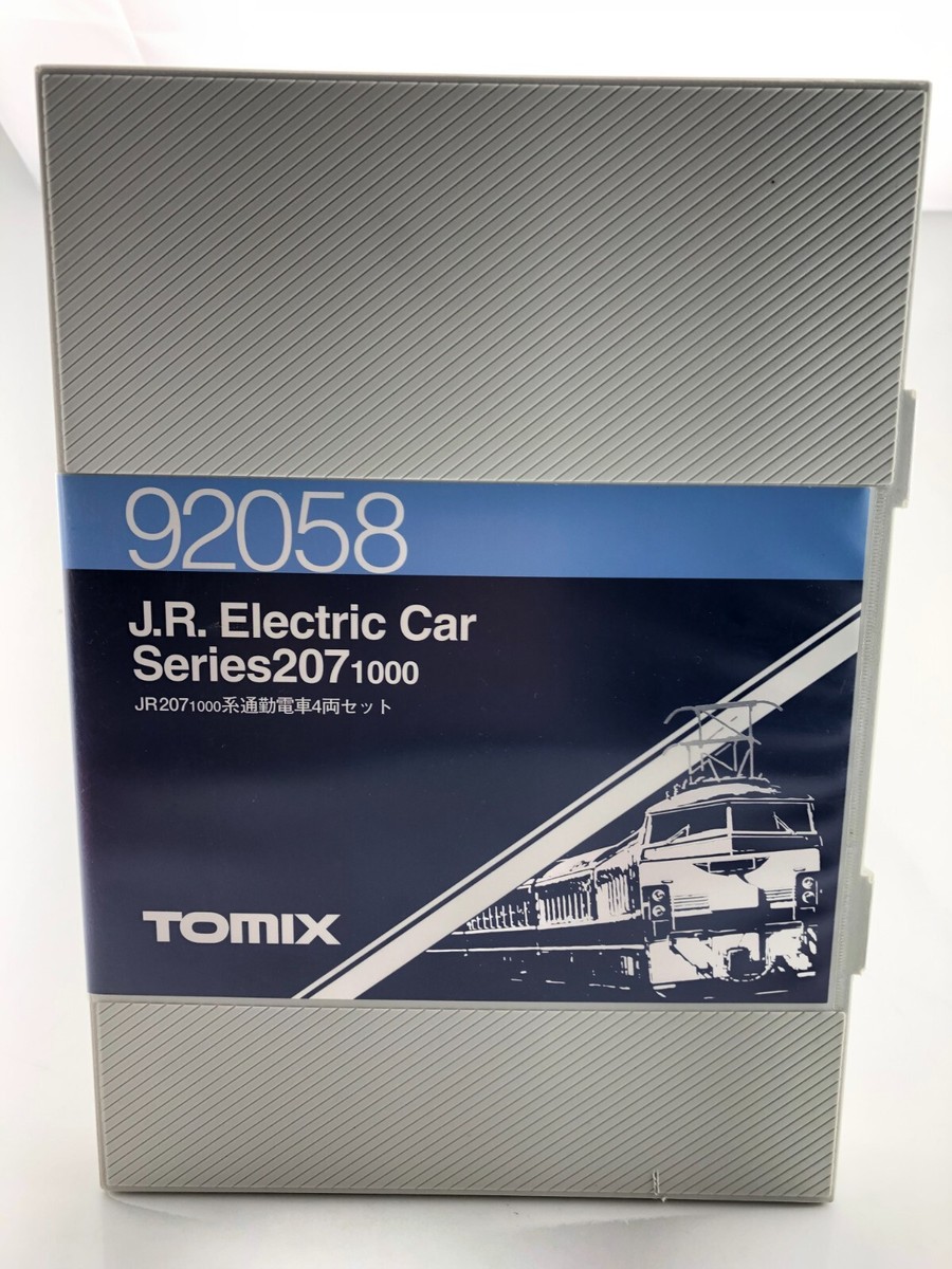 鉄道模型 TOMIX J.R. Electric Car Series 207 1000 TOMIX N Scale 92058 ELECTRIC CAR JR207-1000 series 4-car set