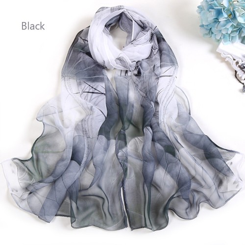 Long Soft Chiffon Scarf Plain Sheer Wrap Shawl Womens Large Stole Neck Scarves♧ - Picture 64 of 93