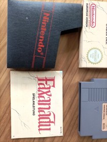 Nintendo NES Spiel Faxanadu OVP Anleitung CIB