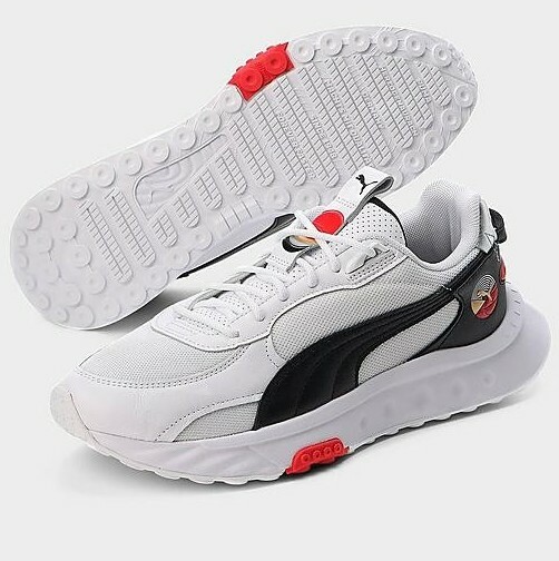 ワイルドライド　WILDLIDER Puma Wild Rider AS White Black Red Men Unisex Casual Lifestyle