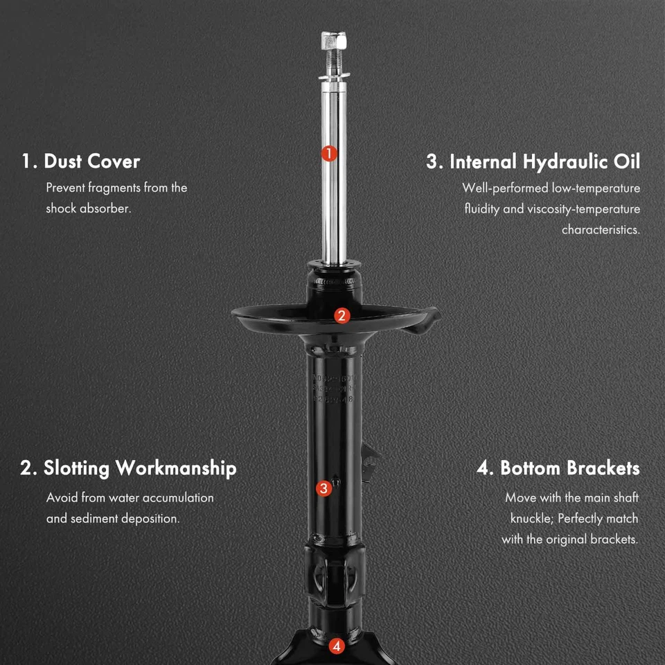 2x Amortiguador delantero derecho y derecho BMW E36 318i 1994-1997 325i 325is 92-95 320i Foto 3 de 4