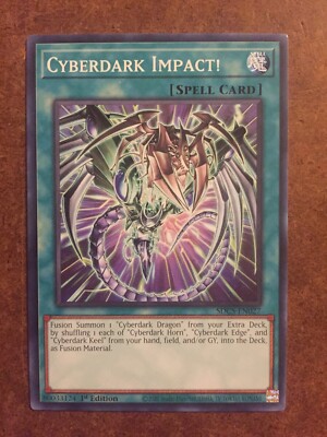Cyberdark Impact! Spell Card Yugioh SDCS-EN027 Trading Card | eBay