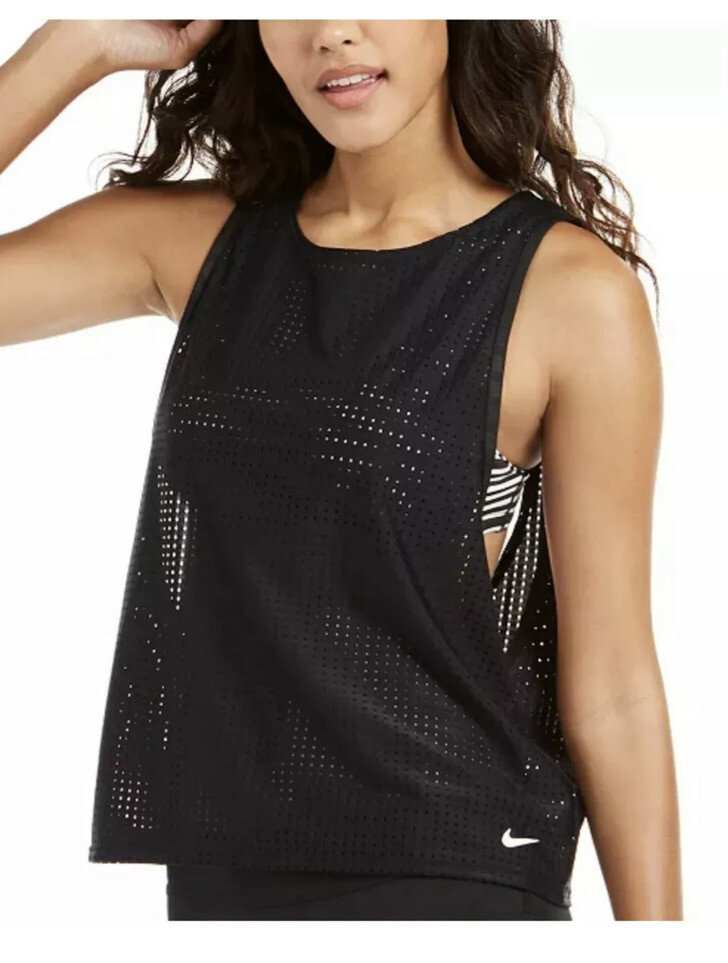 nike mesh swim top