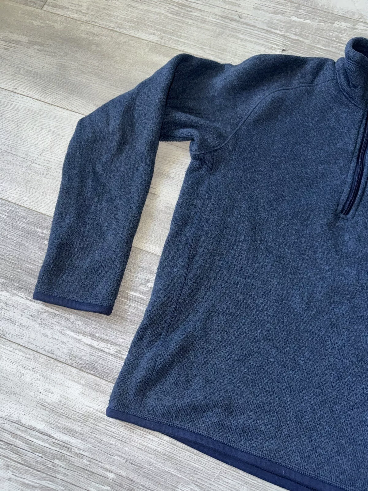 patagonia better sweater 1/4 zip fleece good shape sweater