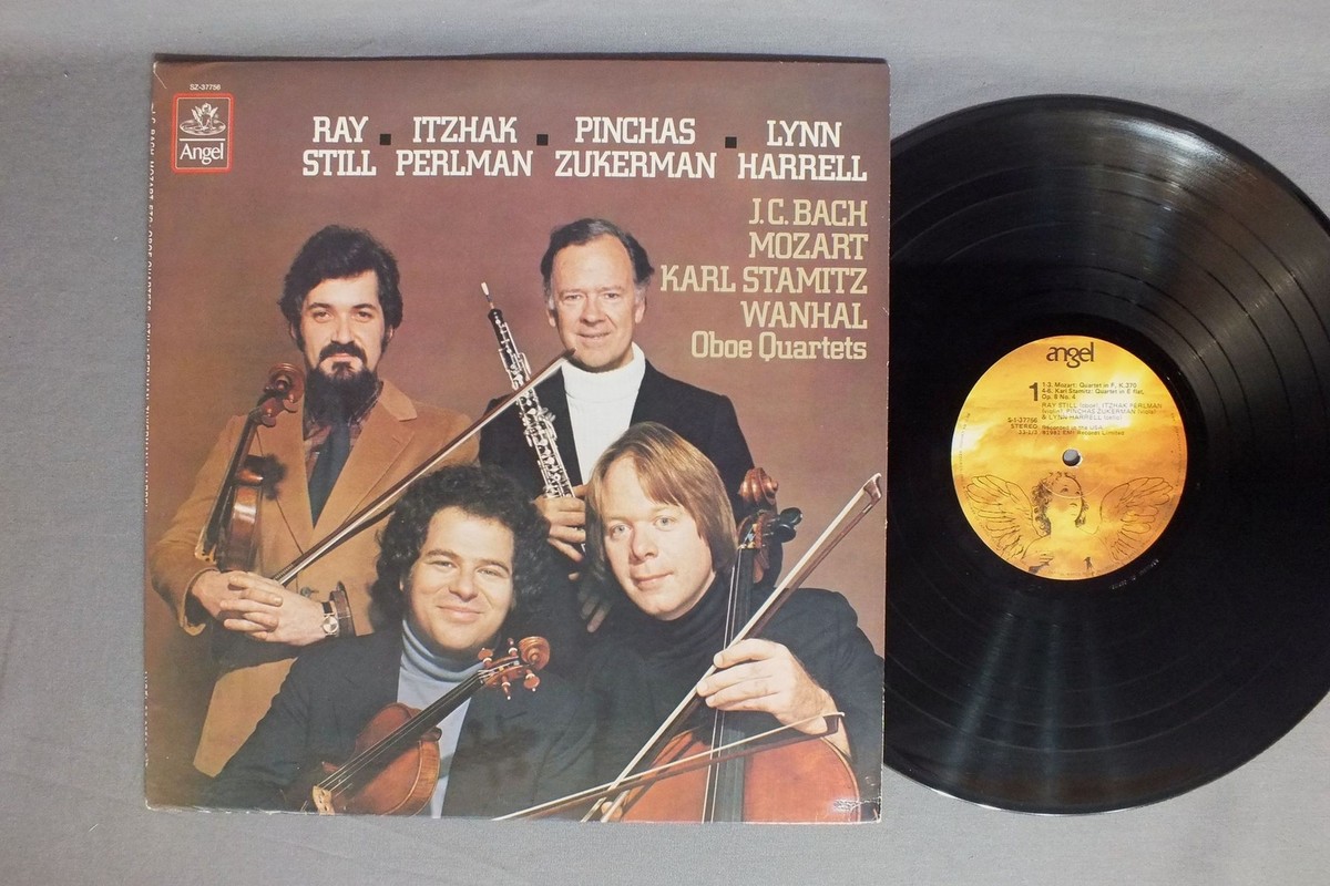 ◆バウマン◆baumann◆バーチカル◆W118×H210◆O-2605BL3◆ RAY STILL -PERLMAN-ZUKERMAN-HARRELL/BACH-OBOE QUARTETS US SZ37756