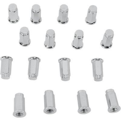 ITP Lug Nuts-3/8in.-24 Flat Base-Chrome for 2016 Polaris ACE 900 SP ATV