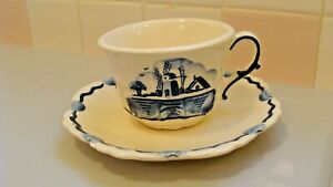 Delft Teacup Mug From Holland Handpainted