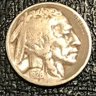 VINTAGE VG DETAILS 1926 P BUFFALO NICKEL COIN-OLD US COIN-FEB303