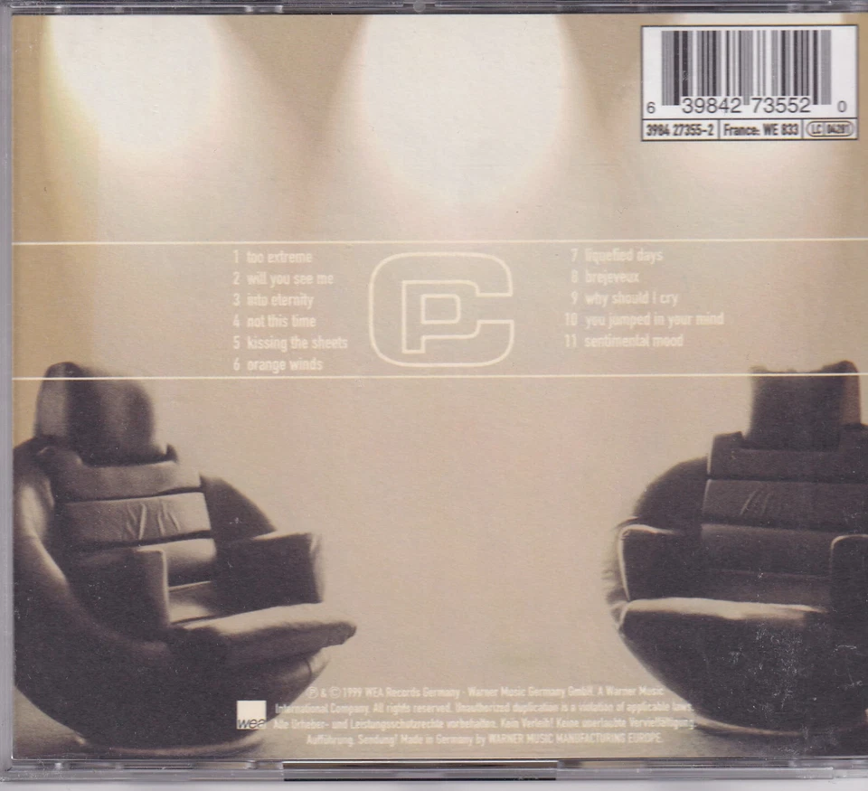 CULTURED PEARLS - Liquefied Days - WEA CD 1999 - Bild 2 von 2