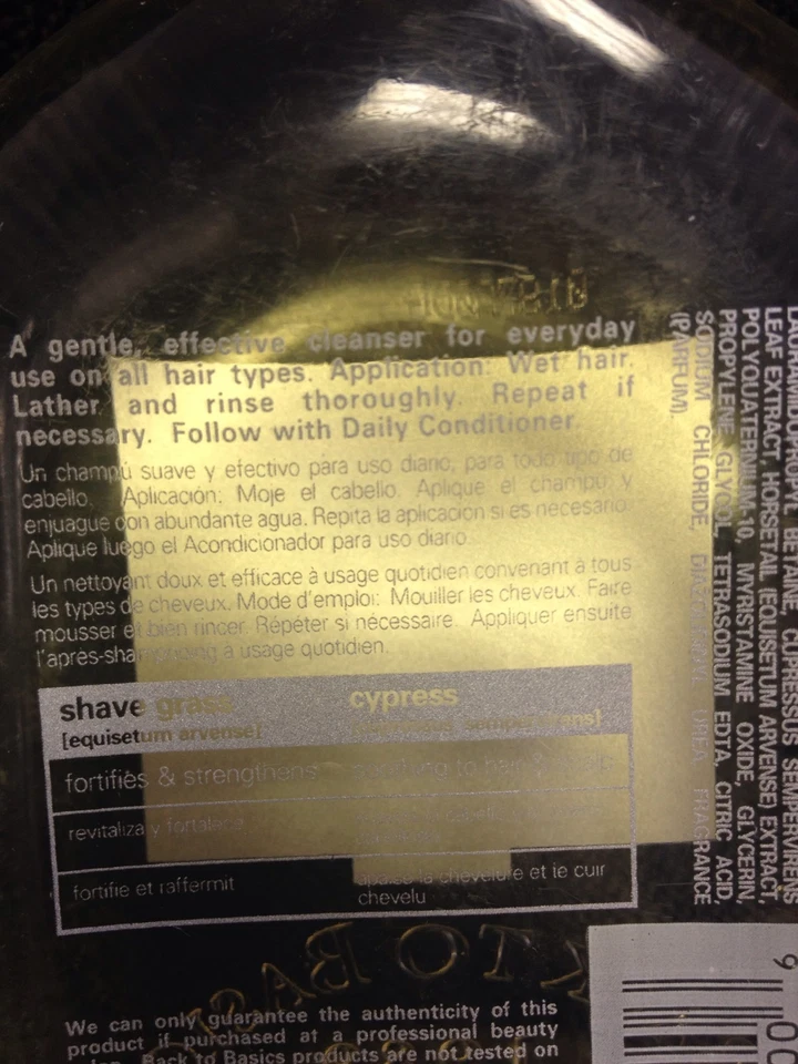 SET of Back To Basics Men's Daily Shampoo and Conditioner 8.5oz each - Image 3 of 4