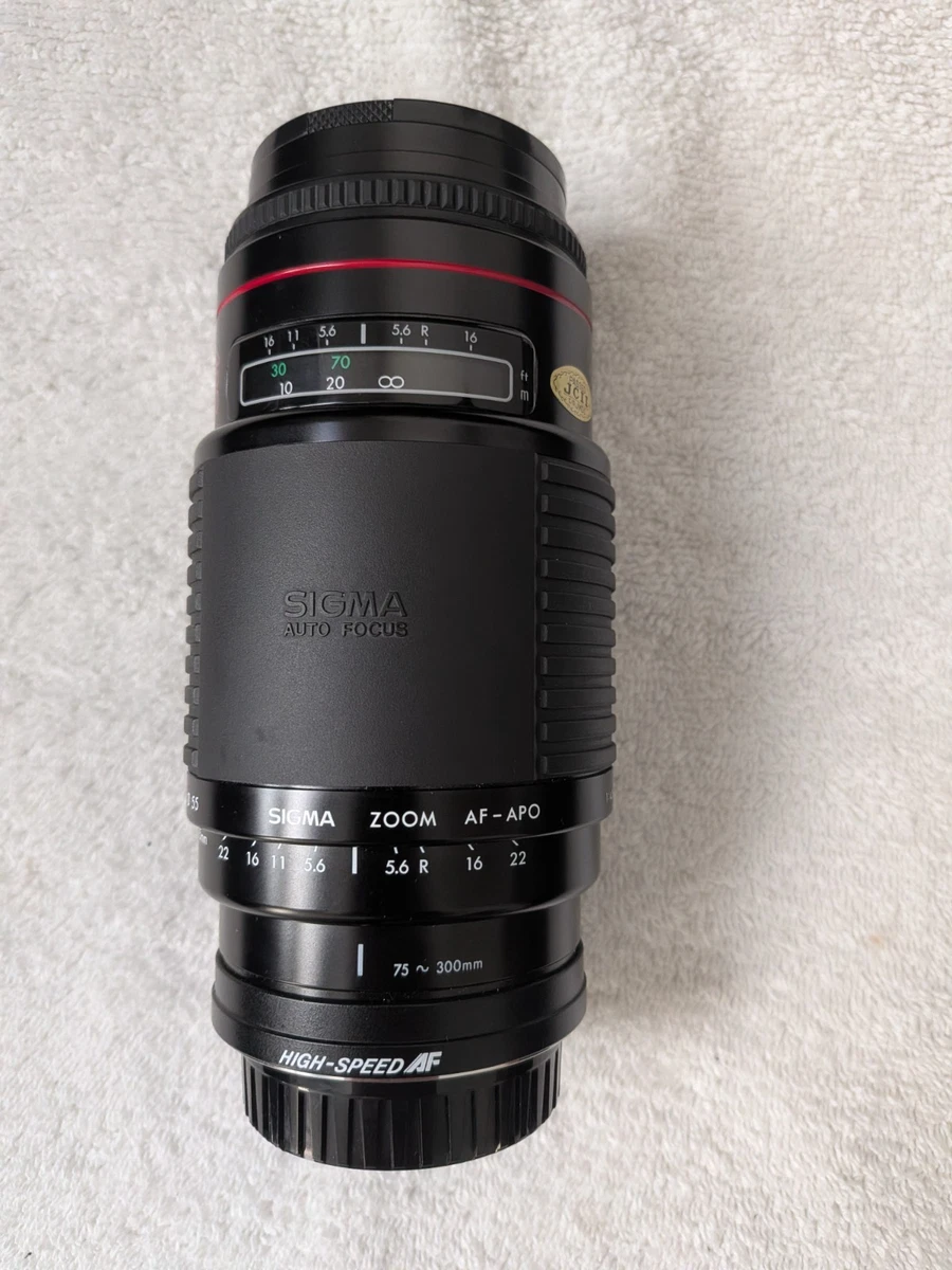 Sigma Canon EF 75-300mm Focal Camera Lenses for sale | eBay