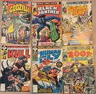 Lot of 6 Vintage 1970's Marvel Comics Godzilla Black Panther Kull Bronze Age