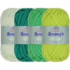JubileeYarn Spongy Dish Yarn - 50g/Skein Chunky Nylon Dishcloth - Shad