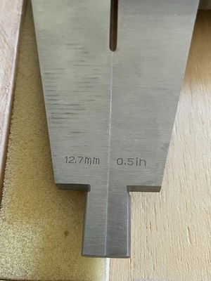 18'' /12.7mm /0.5in Heavy Duty Chrome Finished Vernier Caliper