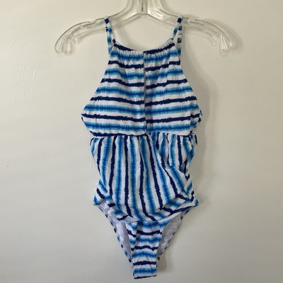 Cupshe Halter One-Piece Swimsuit Size Medium Tummy Control High V-Neck NWT