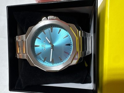 Invicta Montres Prestige MPW-0266 Men s 43mm Blue Dial Silver Quartz Watch 