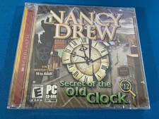 Nancy Drew: Secret of the Old Clock (PC Game CDRom 2005) New Sealed, No Cracks