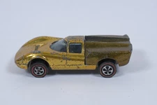 Vtg Original 1868 Red Line Hot Wheels LOLA GT70 GOLD Mattel Inc