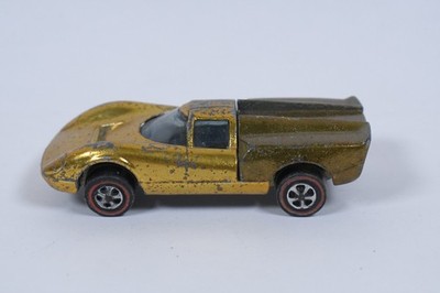 Vtg Original 1868 Red Line Hot Wheels LOLA GT70 GOLD Mattel Inc | eBay