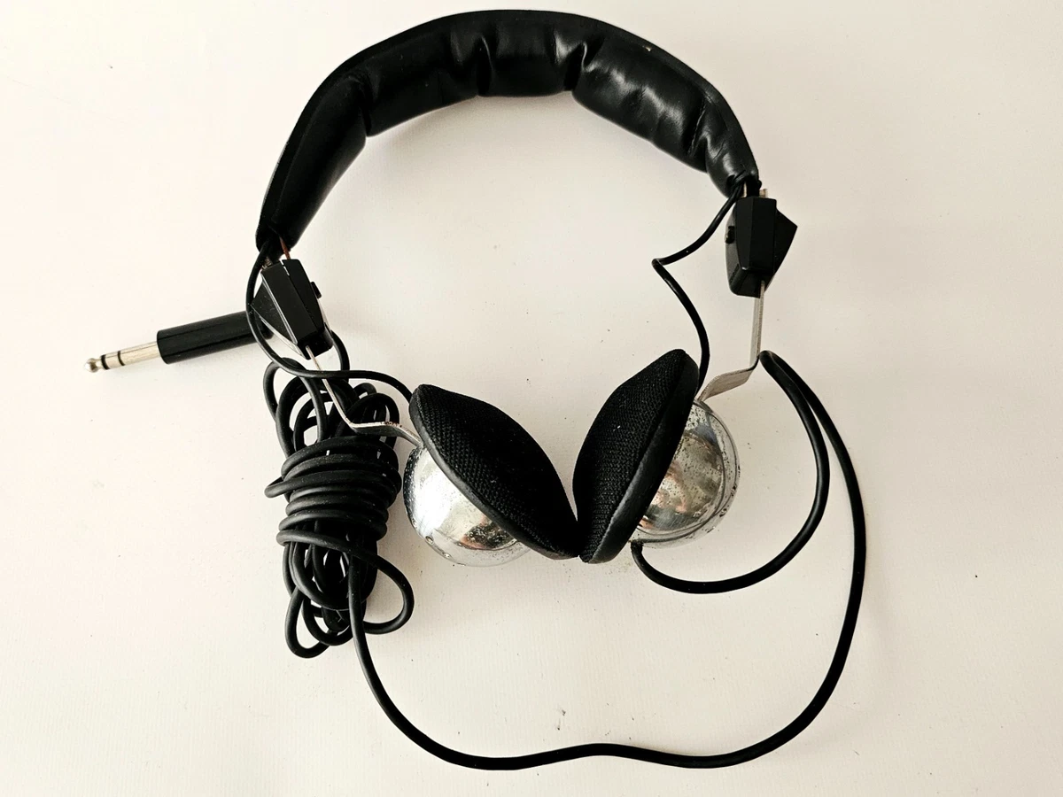 Rare rétro vintage jvc hp-1000 casque long fil jack en ance