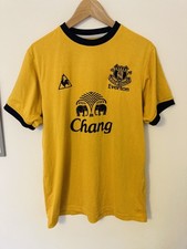 Everton Vintage 2011/12 Amber Away Football Shirt - Medium - Le Coq Sportif 