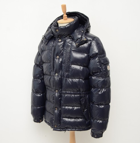 Authentic Men's Moncler Rod Navy Quilted Down Puffer Jacket Coat Size 5,~XL - Picture 3 of 21
